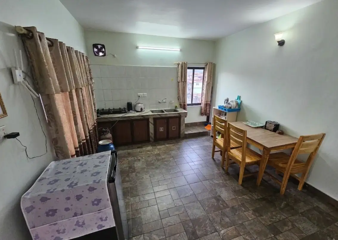 Apartment 3 kitchen and dining area