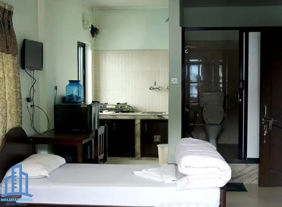 Apartment 2 furnished room with kitchen and bathroom