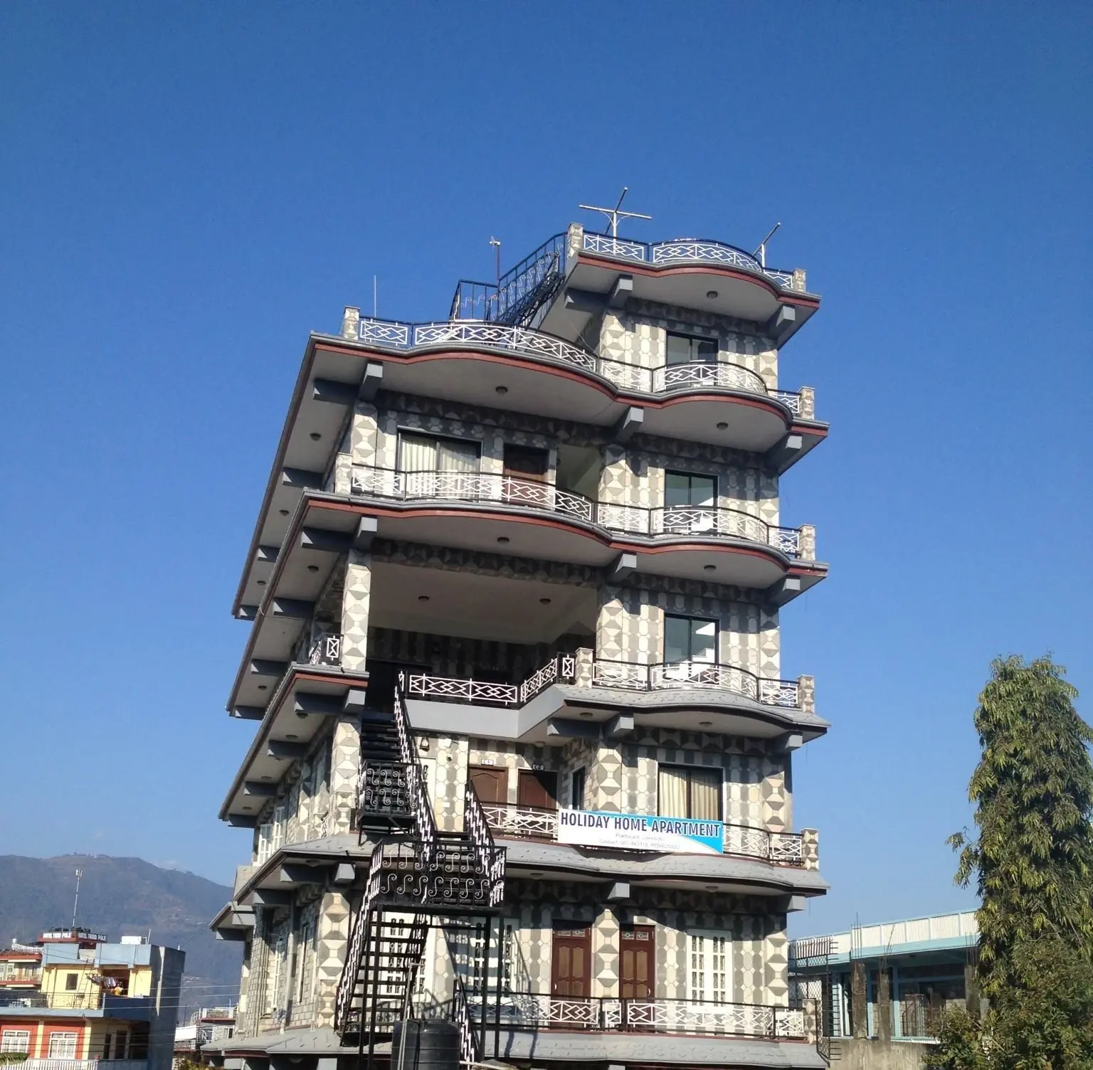 The Holiday Home Apartment building in Pokhara